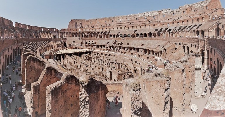 Le Colisée, ancien lieu de spectacles romains